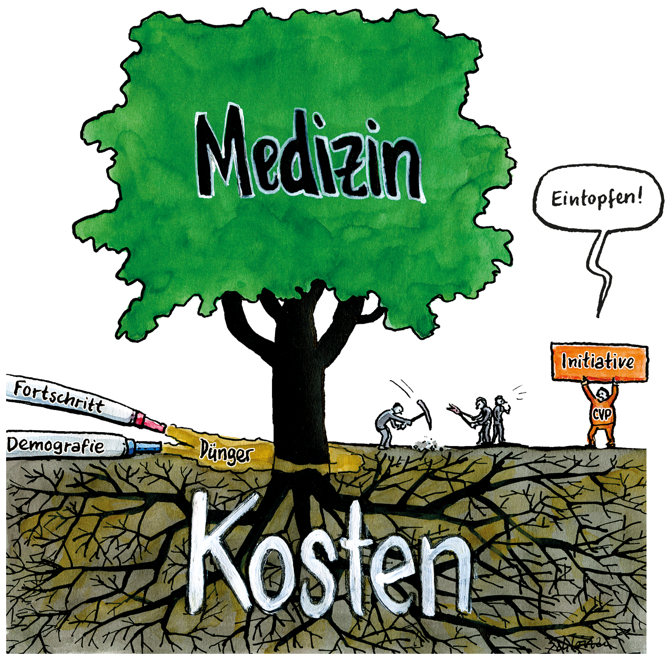 Medizin Schlorian Cartoon Comics Ratsel Grafik