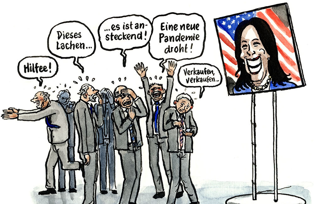 Kamala Harris lacht