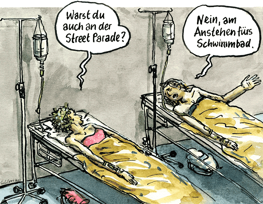 zwei Hitzeopfer am Street Parade-Wochenende