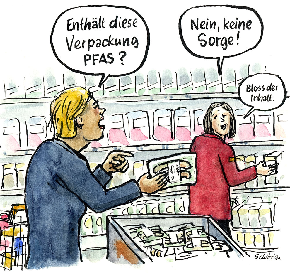 PFAS bloss im Inhalt ...