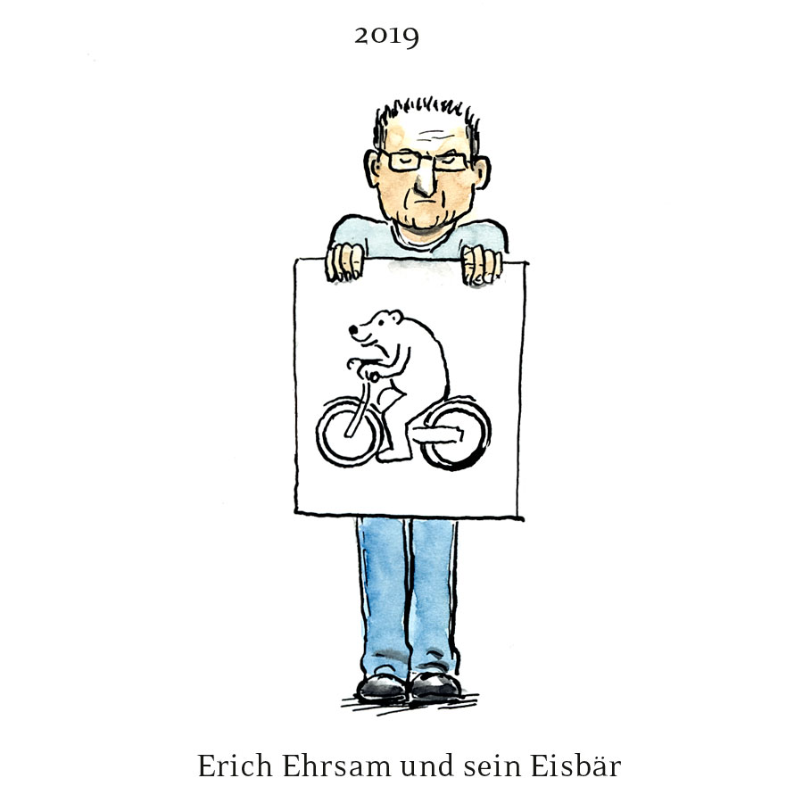 2019 Erich Ehrsam und sein Eisbär